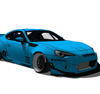 超精细汽车模型 丰田 Toyota - GT86